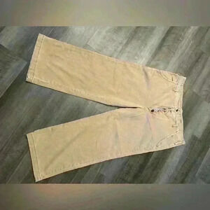 PILCRO blush pink wide leg 99% cotton pants size 31 petite